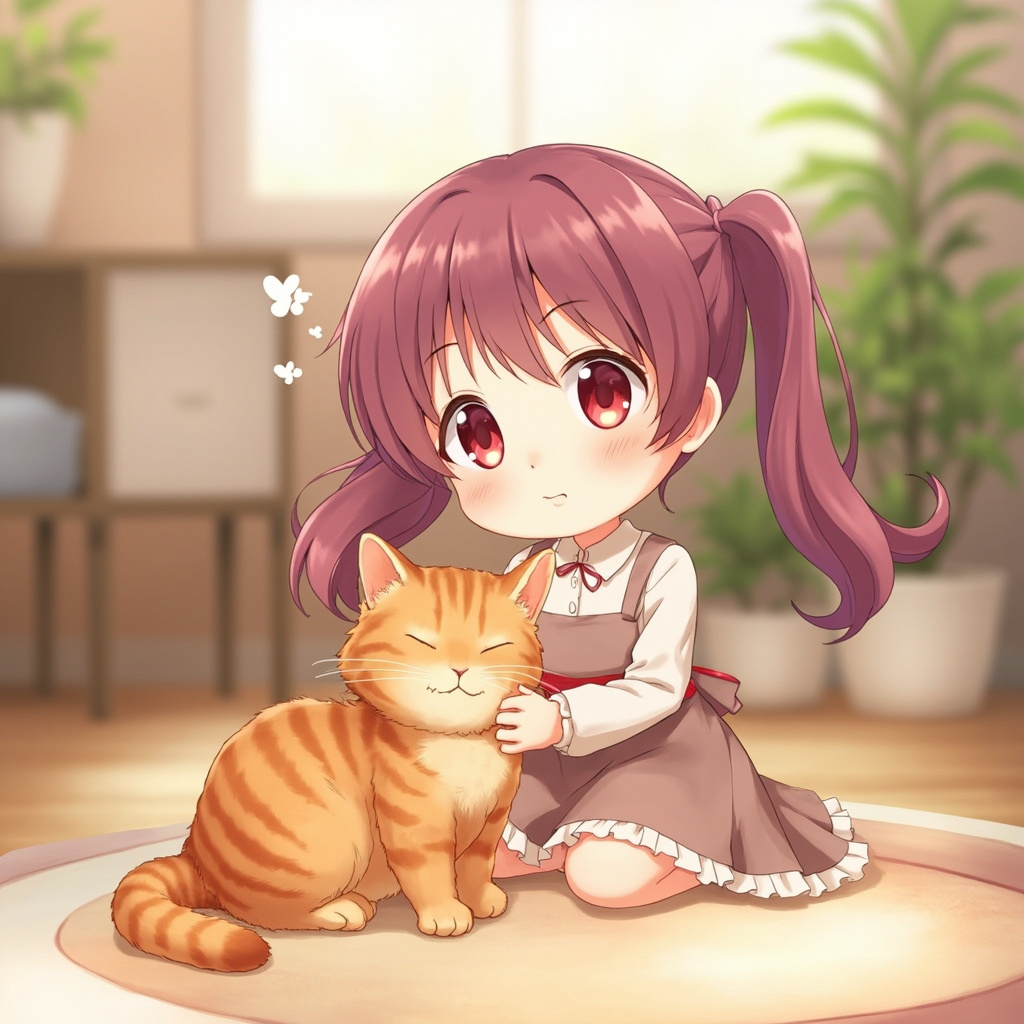 4 岁 · 跟大黄猫