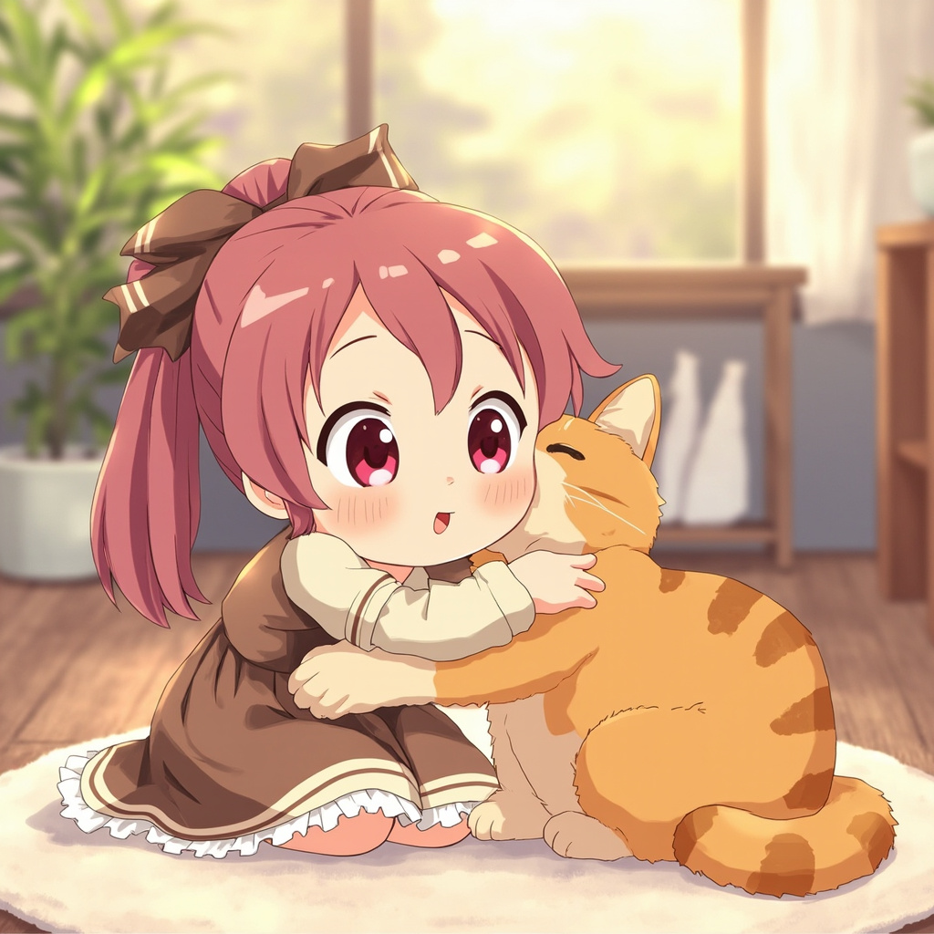 9 岁 · 跟大黄猫