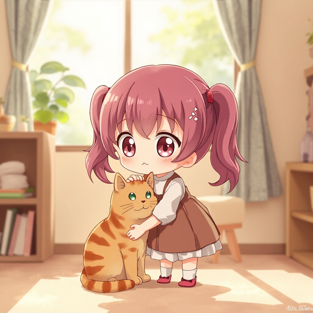 11岁 · 跟大黄猫